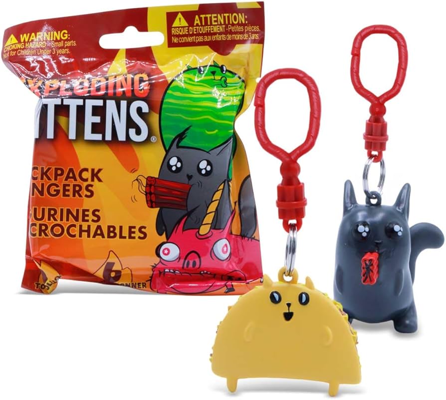 Amazon.com: Just Toys LLC Exploding Kittens Backpack Hangers