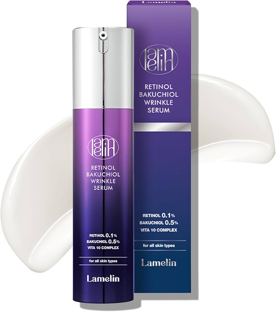 Amazon.com: Lamelin Wrinkle Serum Cream, Retinol & Bakuchiol