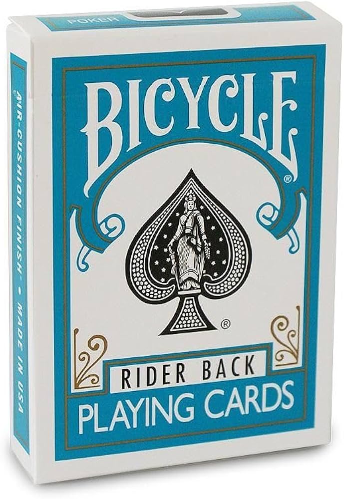 Amazon.co.jp: BicycleTurquoise (水色) トランプ : おもちゃ