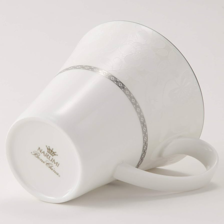 Amazon.co.jp: NARUMI(ナルミ) ペア マグカップ ミラノビアンカ 340cc