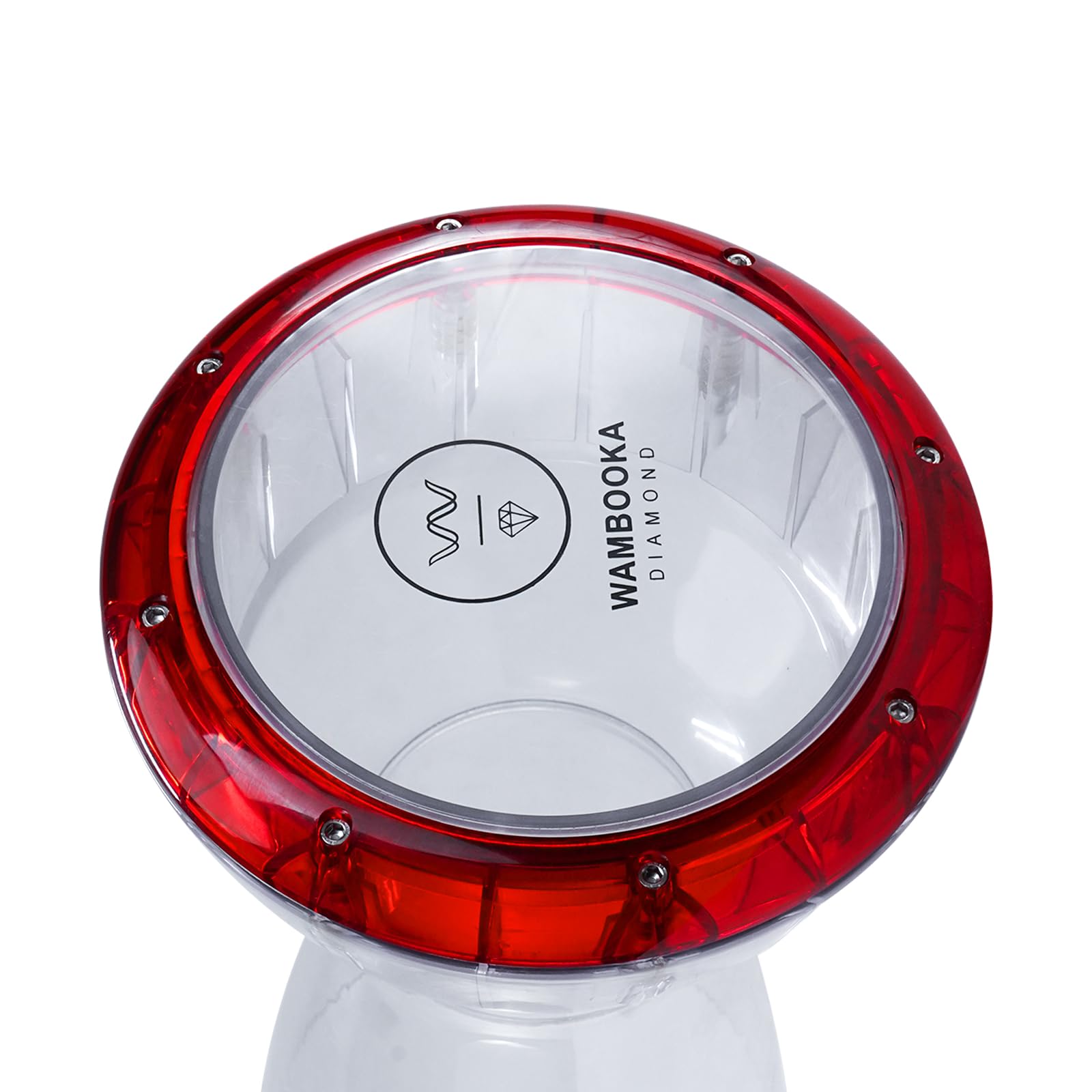 Amazon.com: Wambooka Red Ruby Darbuka – Dry & Wet Sound Modes