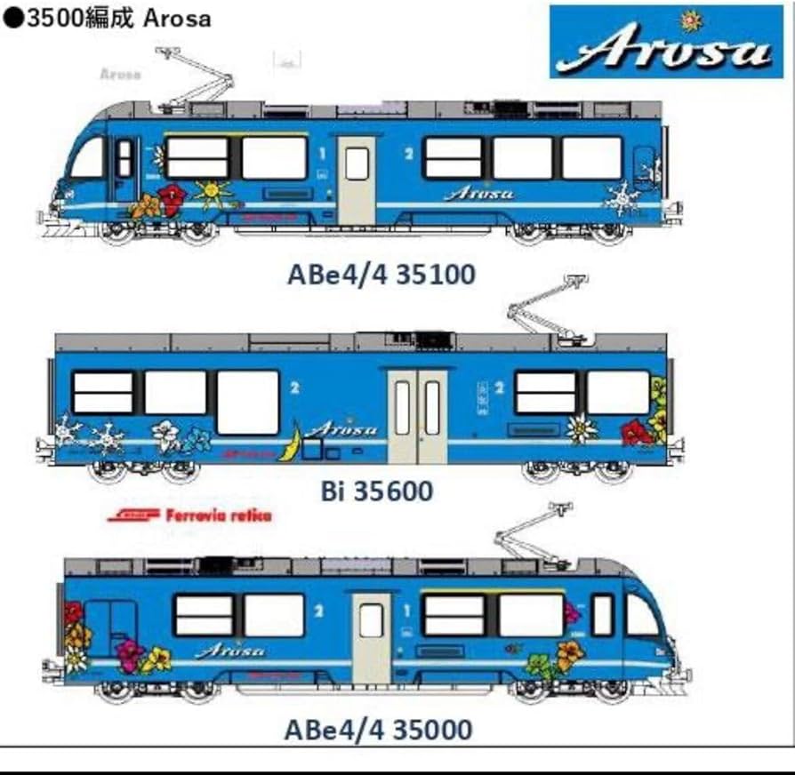 Amazon | KATO 7074076 レーティッシュ鉄道 RhB Allegra ABe8/12 Arosa