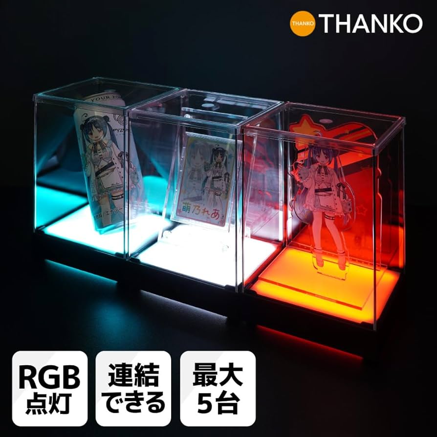 Amazon.co.jp: THANKO PYZONE ディスプレイケース RGBCFDHBK クリア