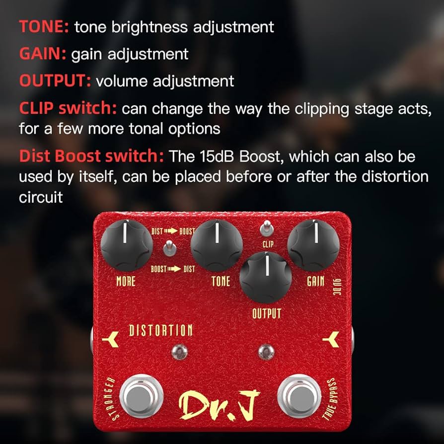 Amazon.com: JOYO Distortion Pedal of Classic Modded Early 80s