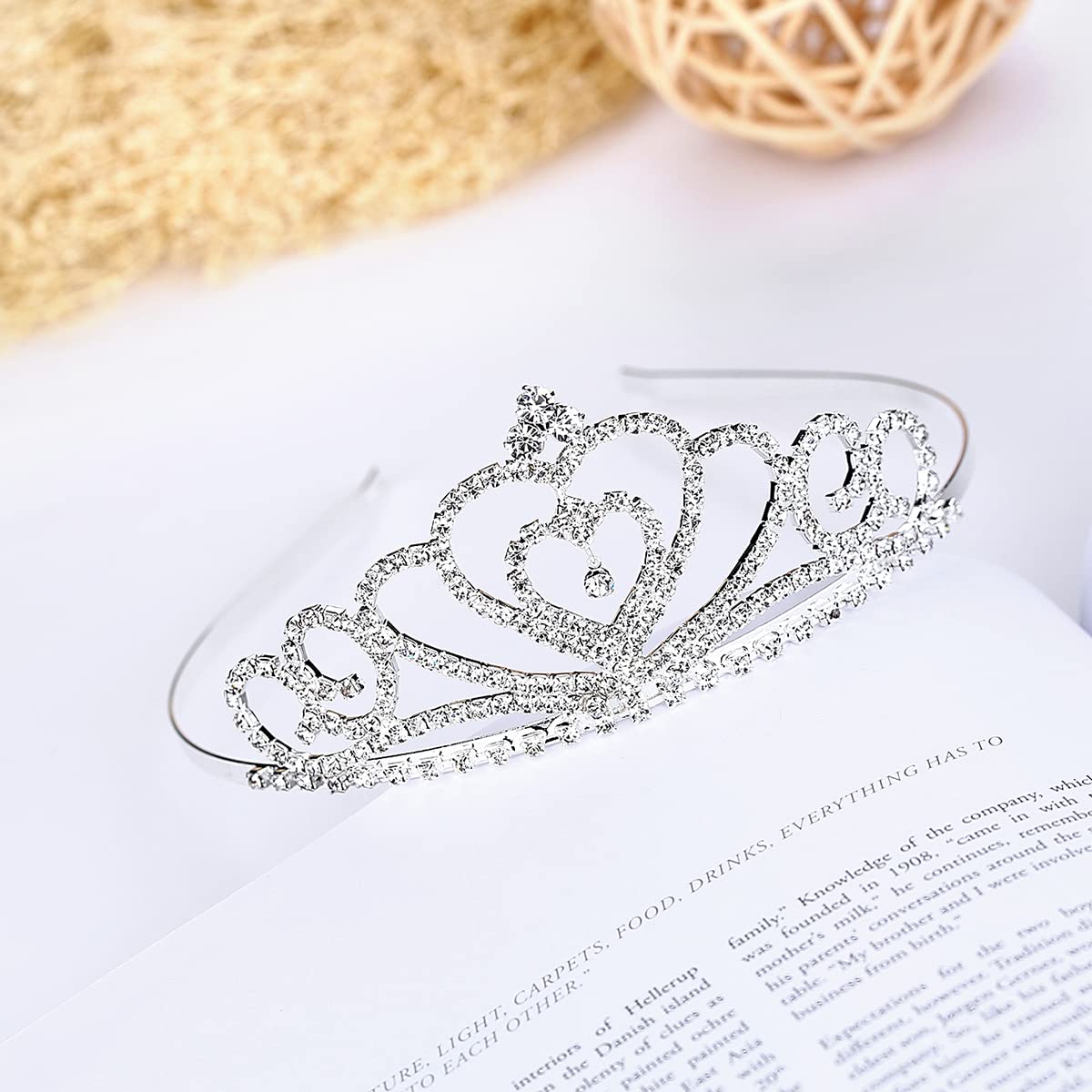Lovelyshop Rhinestone Crystal Tiara-Wedding Bridal Prom Birthday