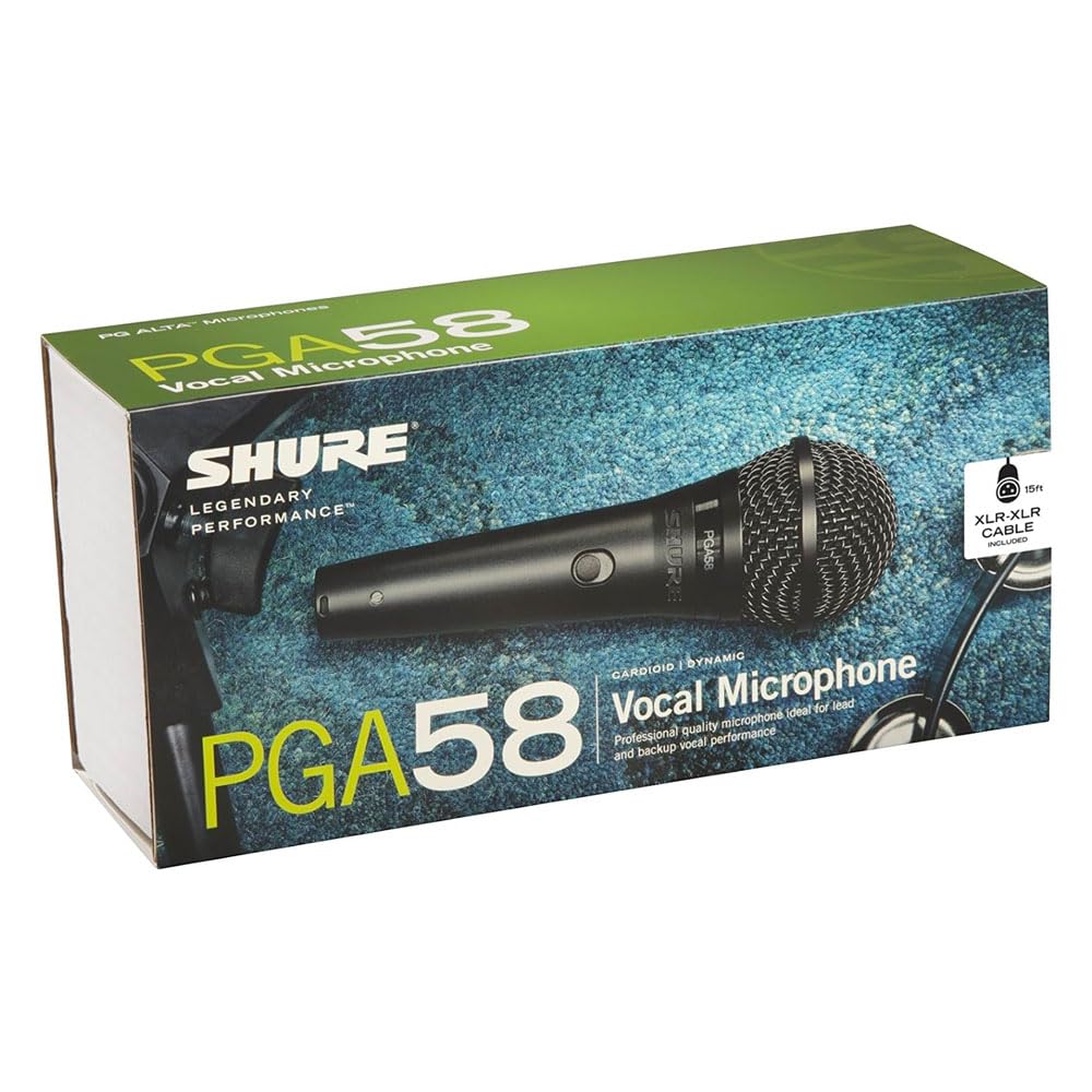 Amazon.com: Shure PGA58 Dynamic Microphone - Handheld Mic for