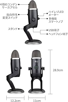Amazon.co.jp: Logicool G Blue Yeti X ゲーミングマイク BM600X USB
