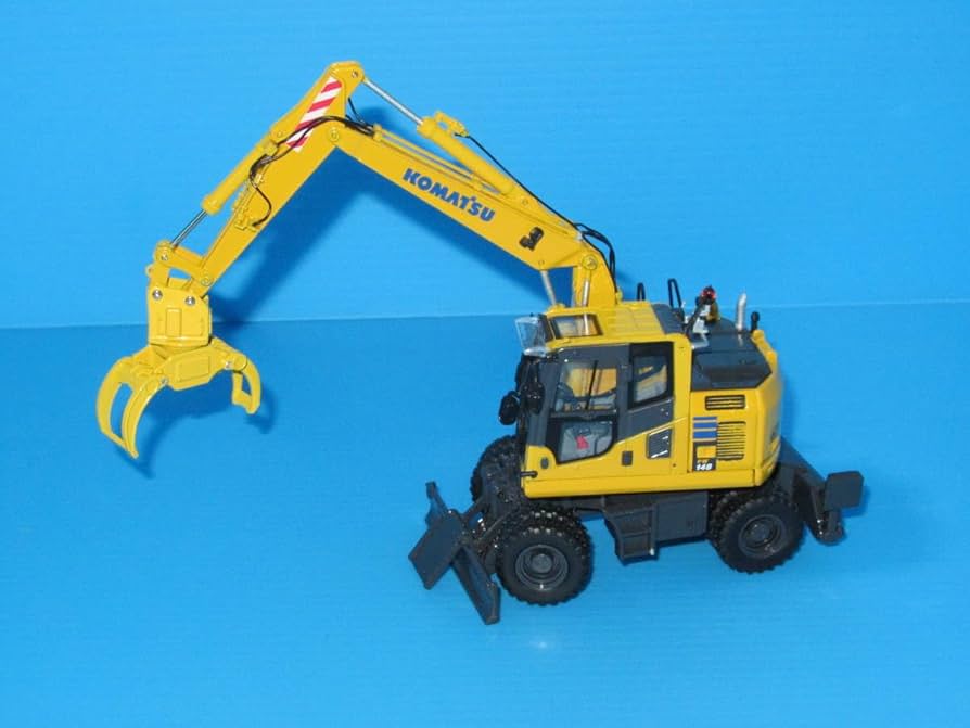 Amazon.co.jp: 林業機械 コマツ KOMATSU PW148 ホイール式ショベル