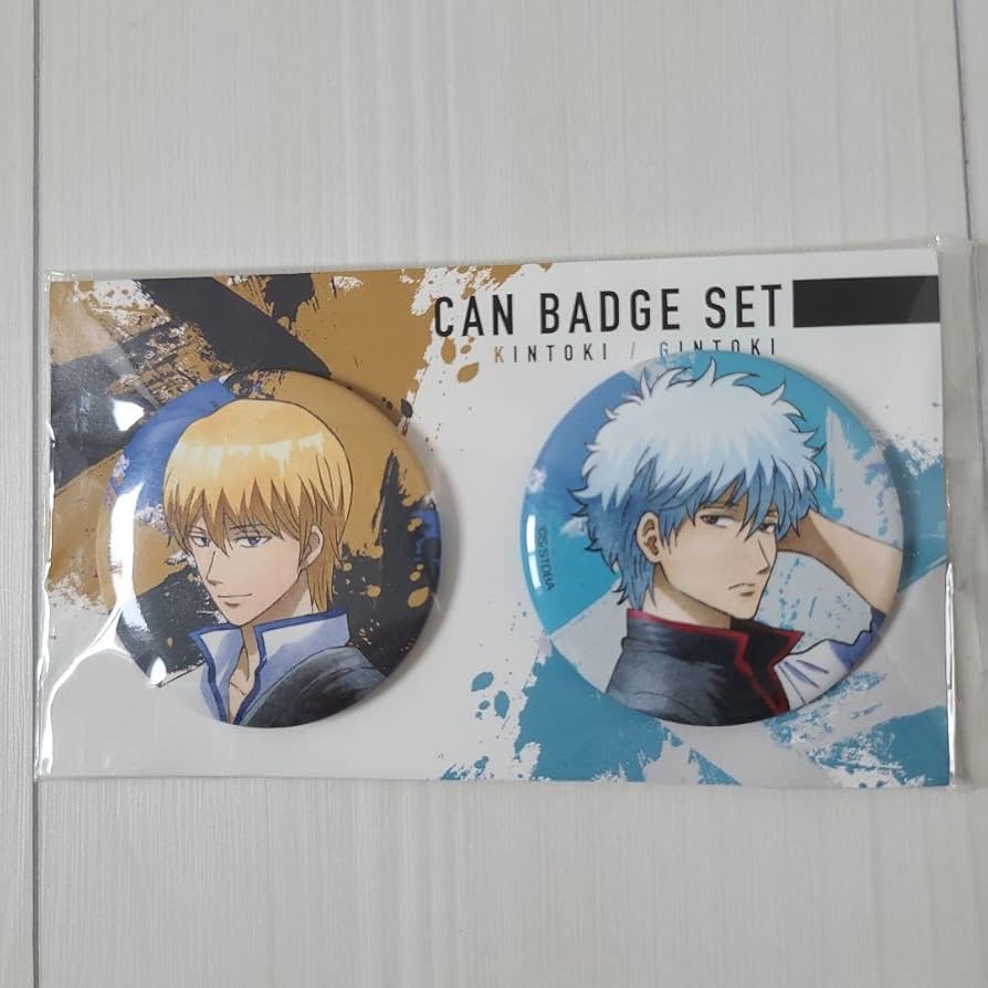 坂田銀時 缶バッジ 43個 平安貴族風 銀魂 坂田銀時 缶バッジ 43個 平安