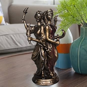 Amazon.co.jp: Dasing ヴィンテージ ギリシャ三女神 樹脂像 三重形状