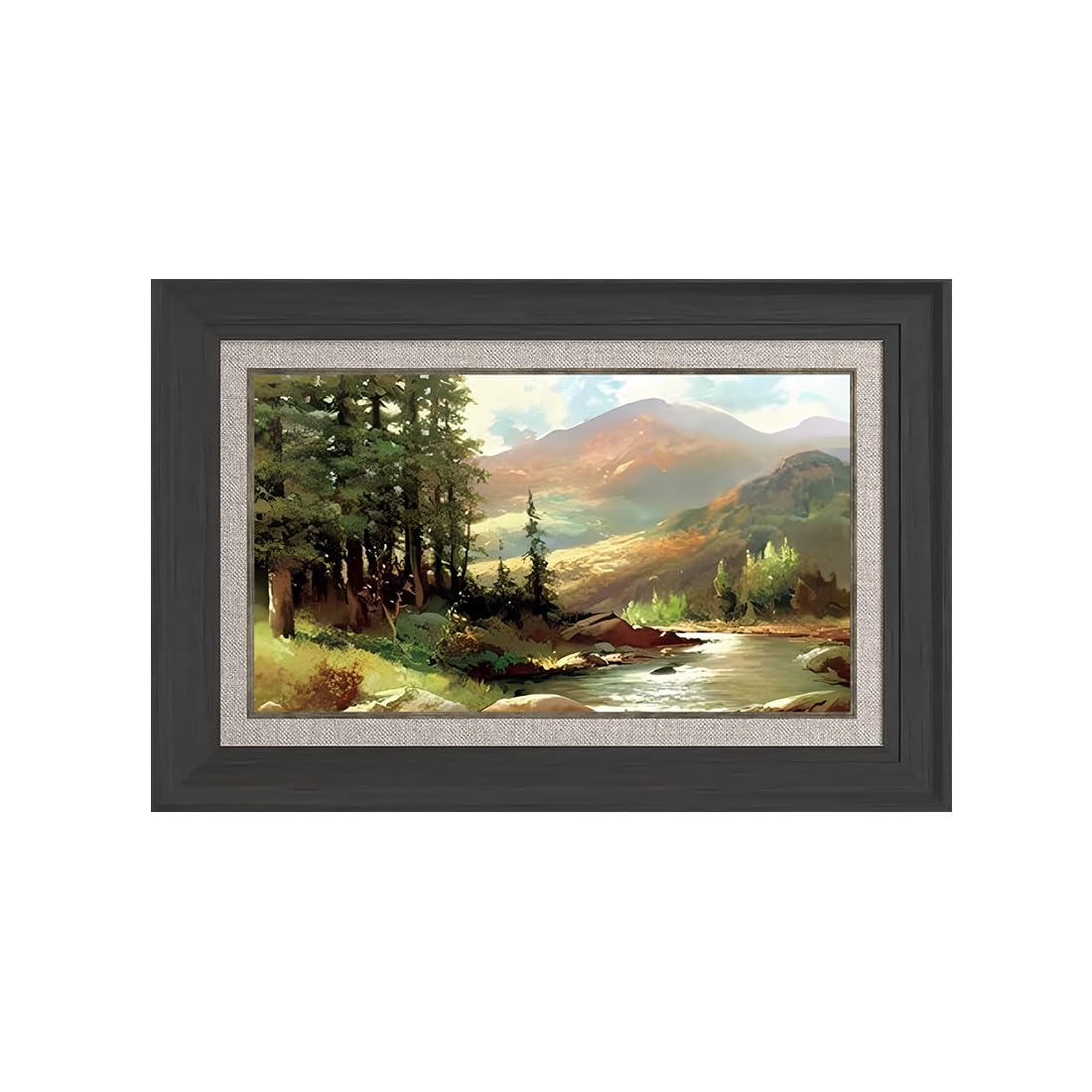 Amazon.co.jp: ロバート・ウッド［世界の名画コレクション］『山と川の