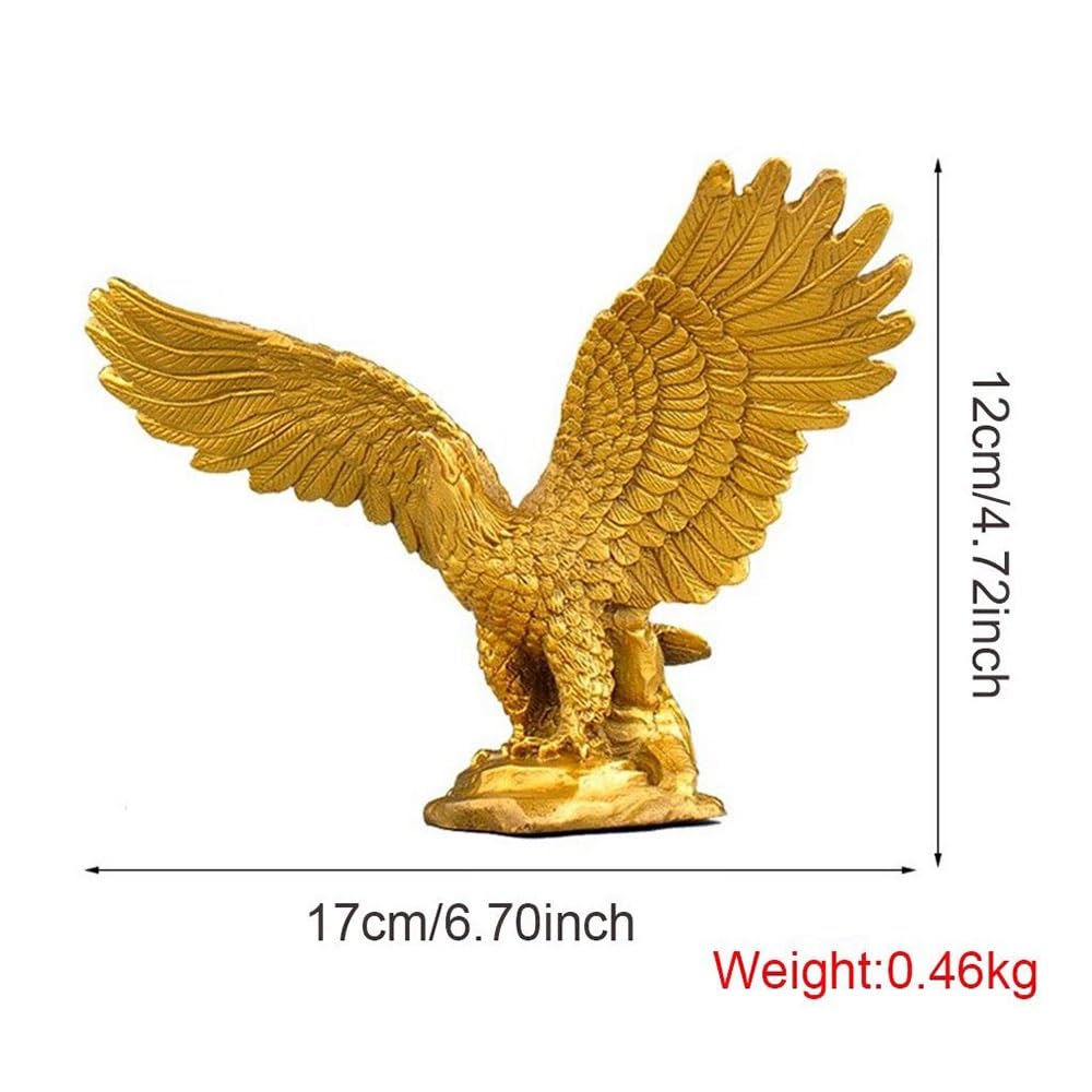 希少珍品 大きな鷲の銅製品置物 金シルバー 希少珍品 大きな鷲の銅製品