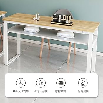 Amazon | YQWネイルテーブルネイルメイク作業台 耐久性と安定性