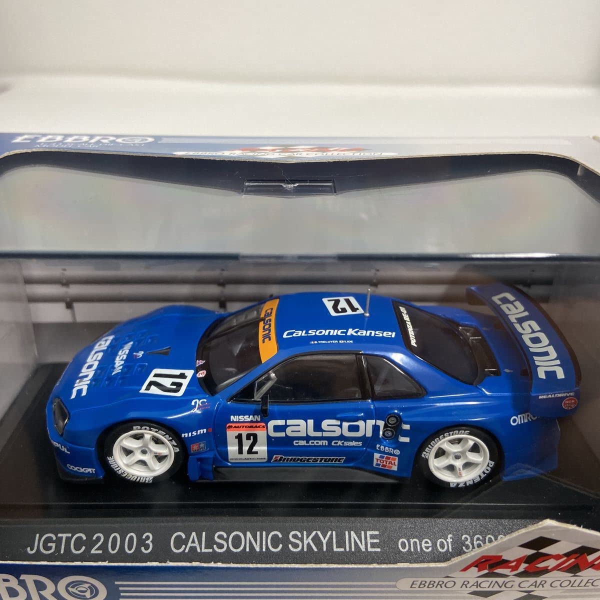 Amazon | EBBRO 1/43 CALSONIC SKYLINE GT-R JGTC 2003年 #12 R34