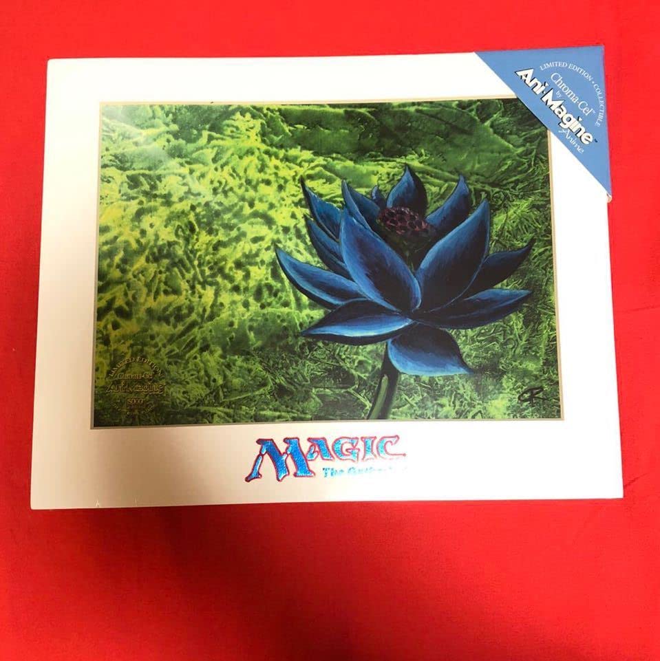 Amazon.co.jp: MTG アートプリント Black Lotus ブラックロータス複製