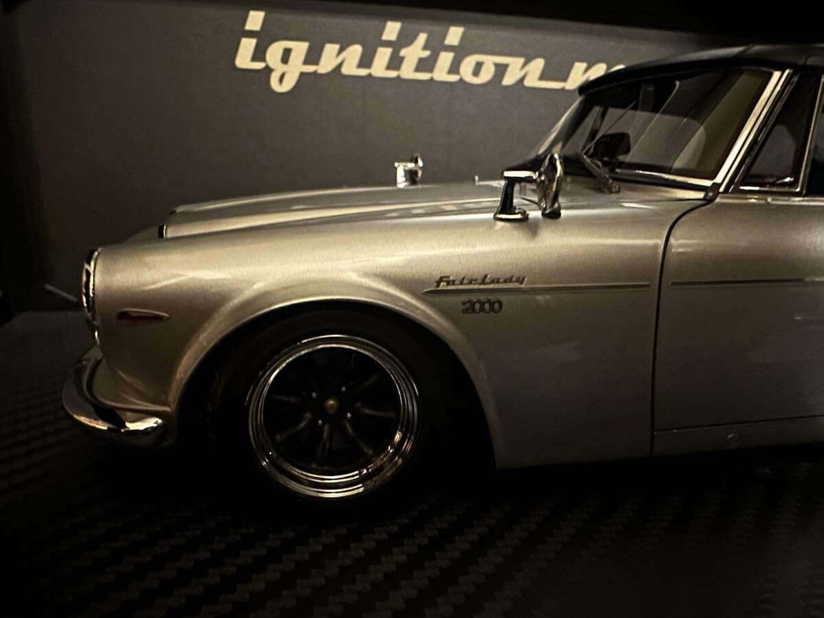 Amazon | 1/18 IG2712 DATSUN Fairlady 2000 (SR311) Silver