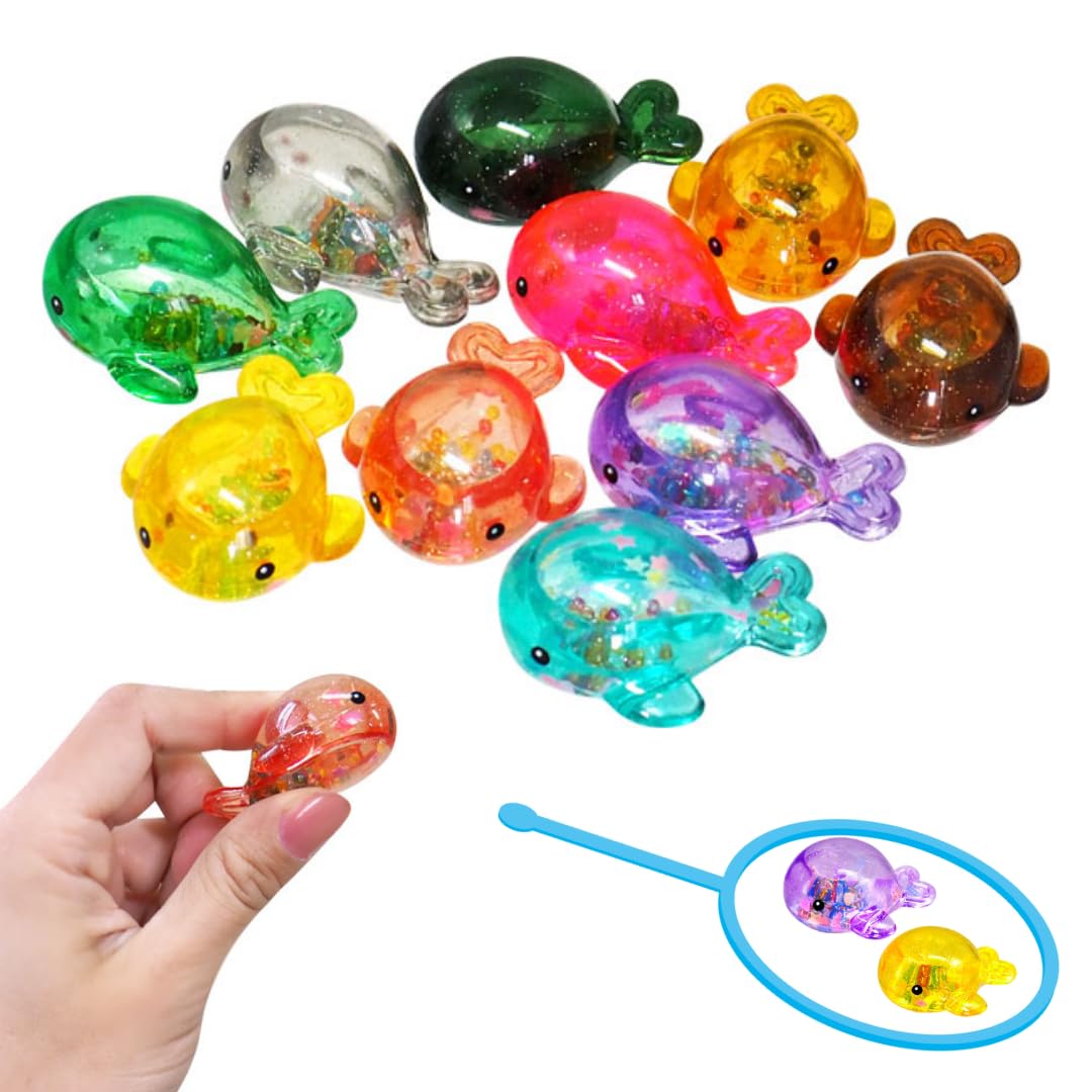 Amazon | ぷかぷか シャカシャカ カラフル くじら 10色 50個入り 水に