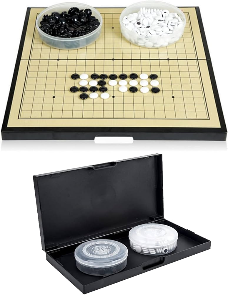 13路囲碁セット 6個セット（13路と9路） 囲碁セット 木製新桂13路9