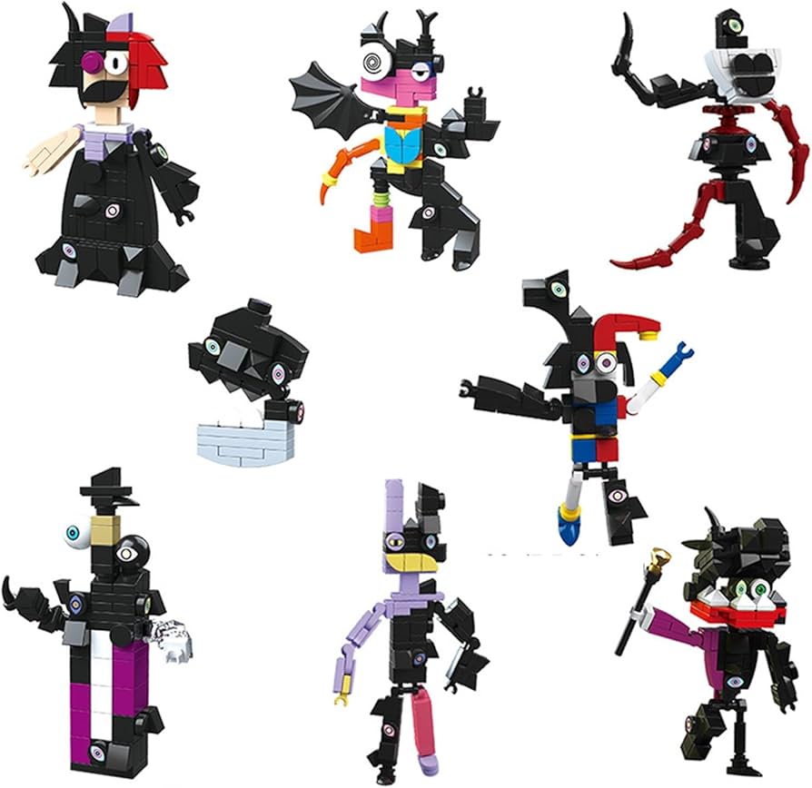 Amazon.co.jp: アメージングデジタルサーカスミニフィギュアセット、7