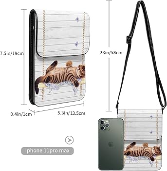 Amazon.co.jp: スマホポーチ ねこ 猫柄 携帯電話バッグ ミニバッグ