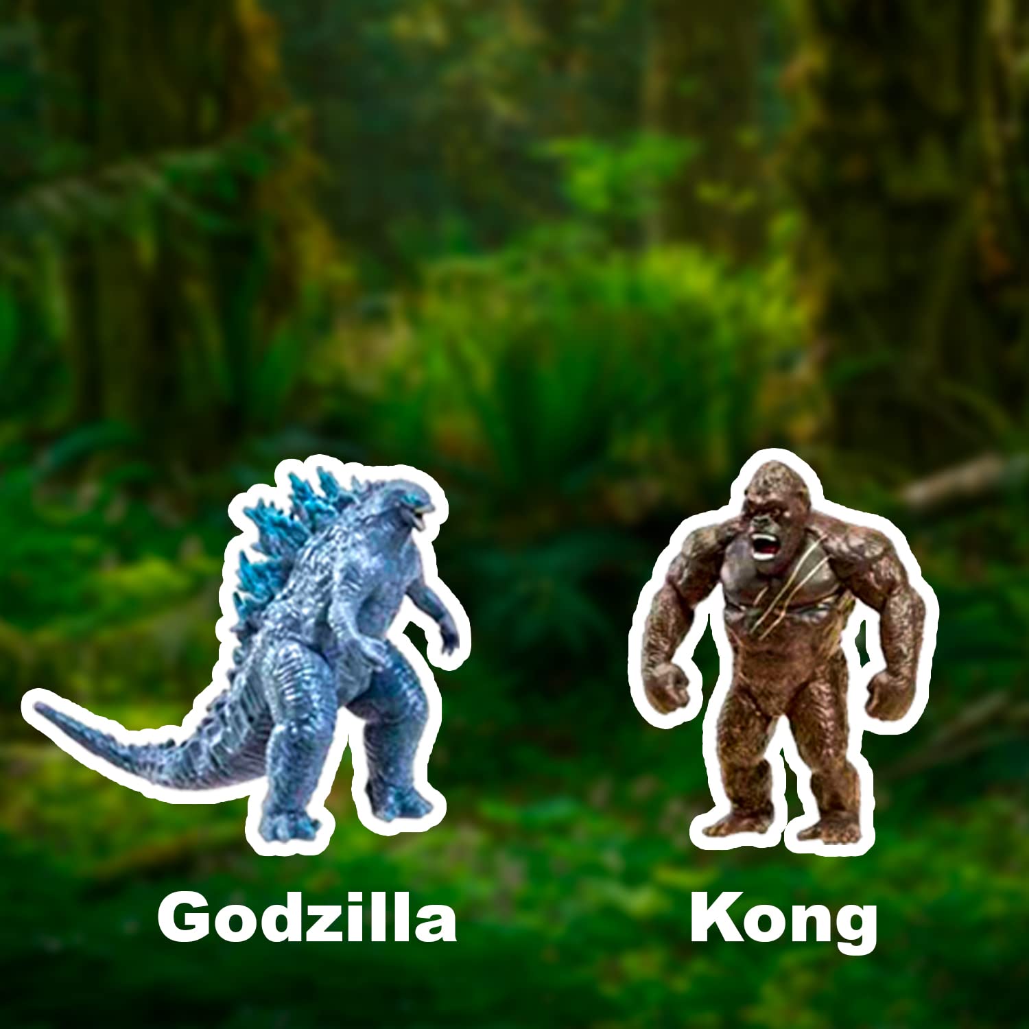 Amazon.co.jp: 6ピース ゴジラ vs コング 映画 アクションフィギュア