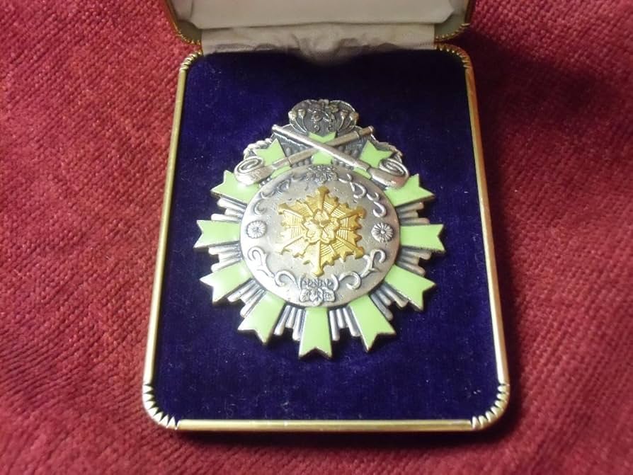 Amazon.co.jp: 日本 勲章 徽章 消防庁 永年勤続功労章 実物 : おもちゃ