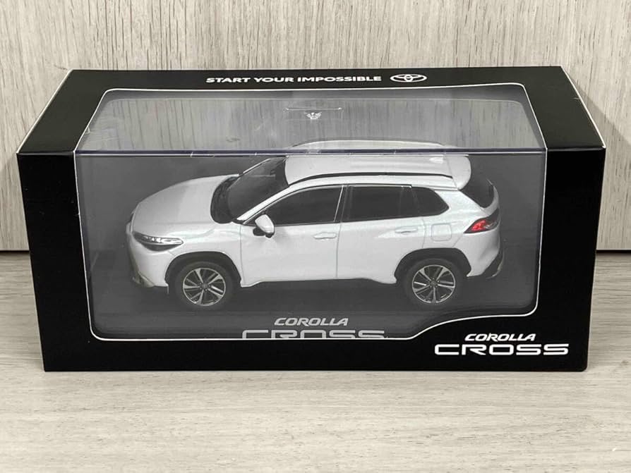 Amazon | ミニカー 1/30 カローラ クロス ミニカー ホワイト