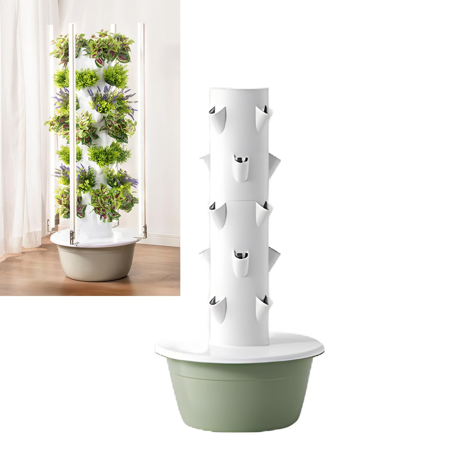 Amazon | すいこう栽培キット 水耕栽培 タワー 水耕栽培 ポット 水耕