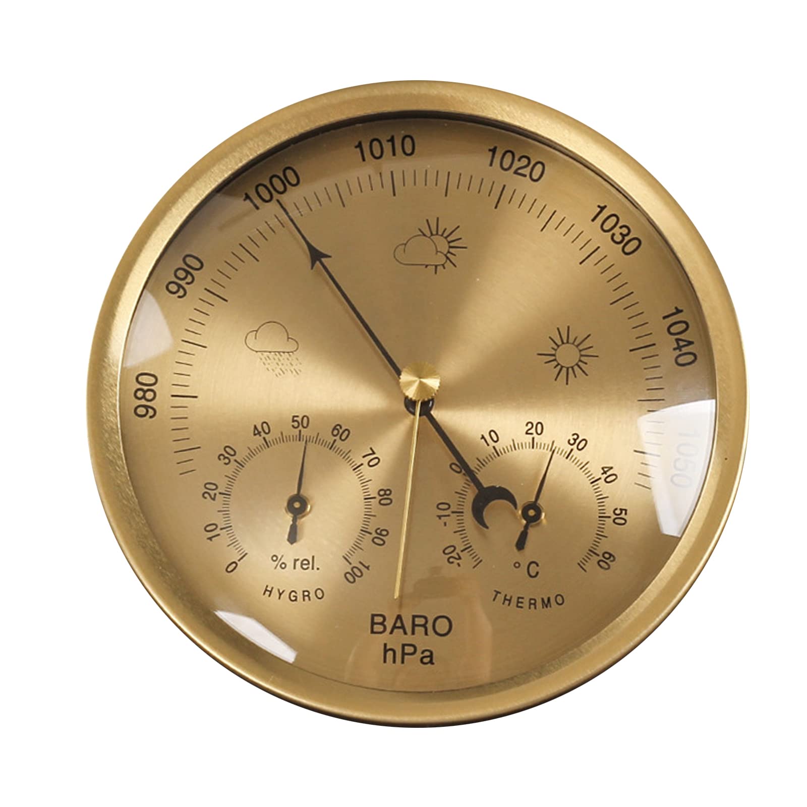 Amazon.co.jp: Artispro 気圧計 湿度計 温度計 アナログ おしゃれ 温