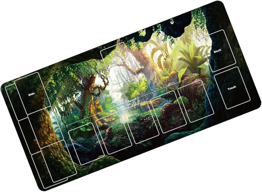 Amazon.co.jp: GENESIS プレイマット カードゲーム用 TCG ハーフサイズ