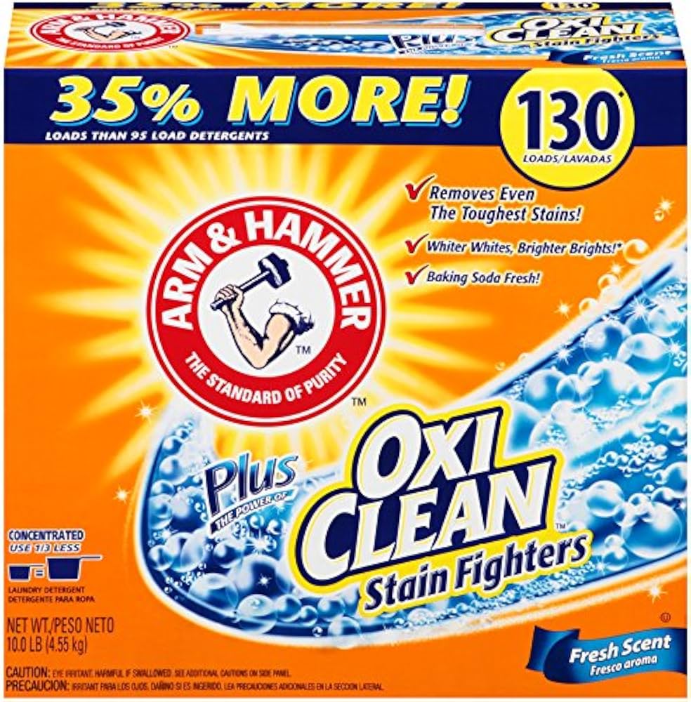 Amazon.com: Arm & Hammer 33200-06510 Powder Laundry Detergent Plus