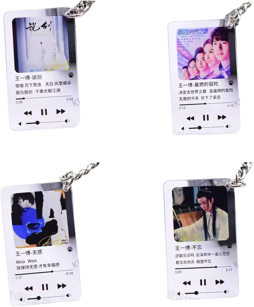 Amazon.co.jp: 王一博 ワン・イーボー 歌詞 キーホルダー アクリル