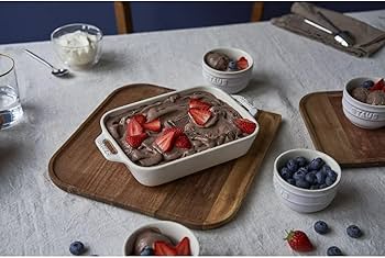 Amazon｜staub ストウブ 「 レクタンギュラー ディッシュ アイボリー