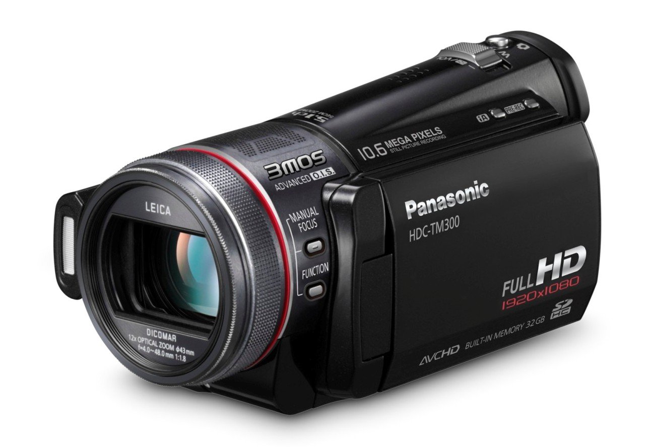 Amazon.com : Panasonic HDC-TM300 Twin Media HD Camcorder (Black