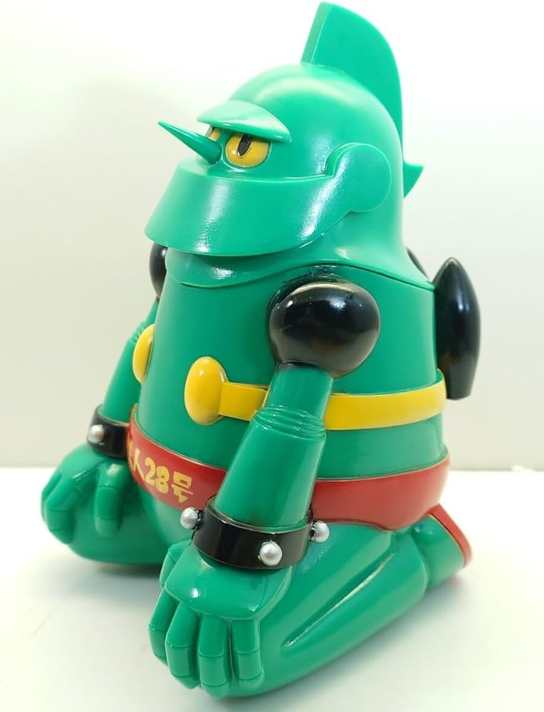 Amazon.co.jp: ノスタルジックヒーローズ 鉄人28号 ソフビ 貯金箱 正座