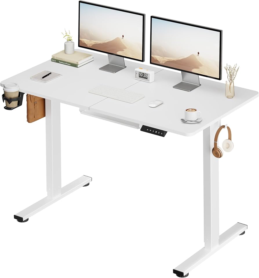 Amazon | SANODESK 電動昇降式デスク E150 高さ調節デスク パソコン