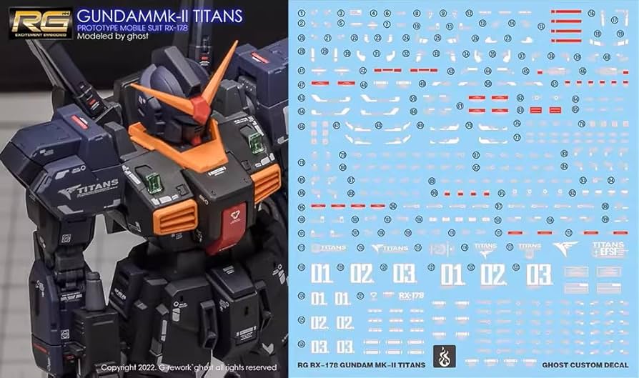 Amazon | ［RG 1：144］RX-178 ガンダムMK-Ⅱ（ティターンズ） 水転写