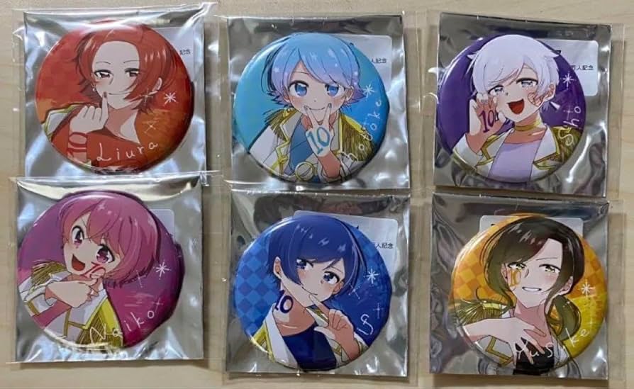 Amazon.co.jp: いれいす 登録者10万人記念缶バッジ : おもちゃ