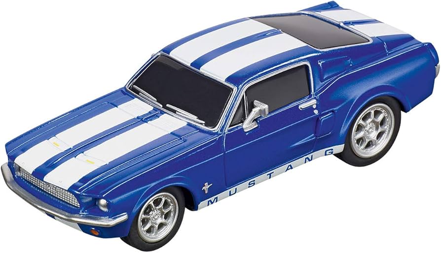 Amazon.com: Carrera 64146 Ford Mustang '67 Racing Blue GO Analog