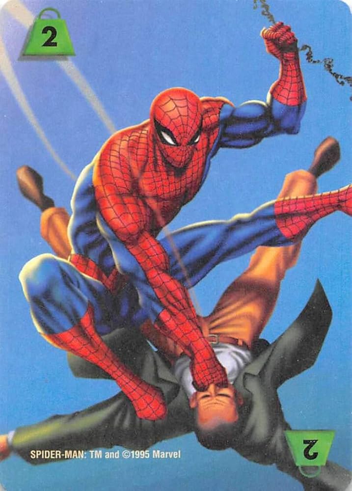 1995 Fleer Marvel Overpower NonSport #NNO Spider-Man - Strength 2