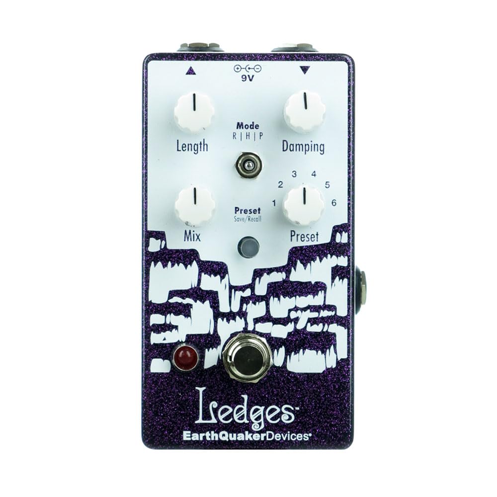Amazon | Earthquaker Devices Ledgesリバーブ、パープルスパークル