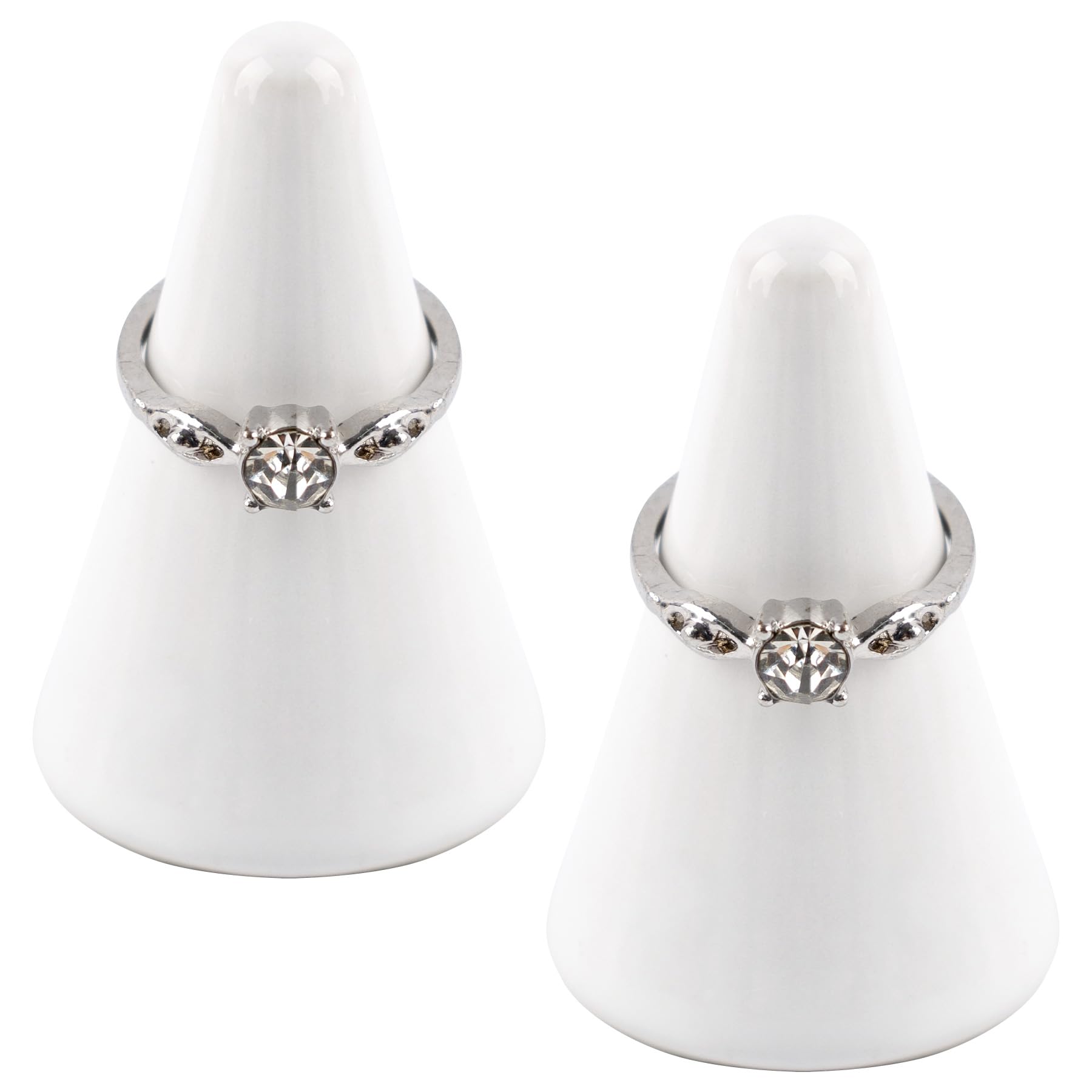 Amazon｜AUEAR、コーンセラミックリングホルダータワー型ディスプレイ