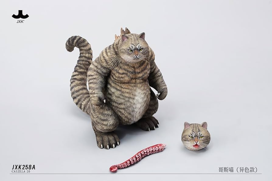 Amazon.co.jp: [Tbmodel] JXK ゴジニャン2.0 猫 モデル ゴジラ猫 塗装