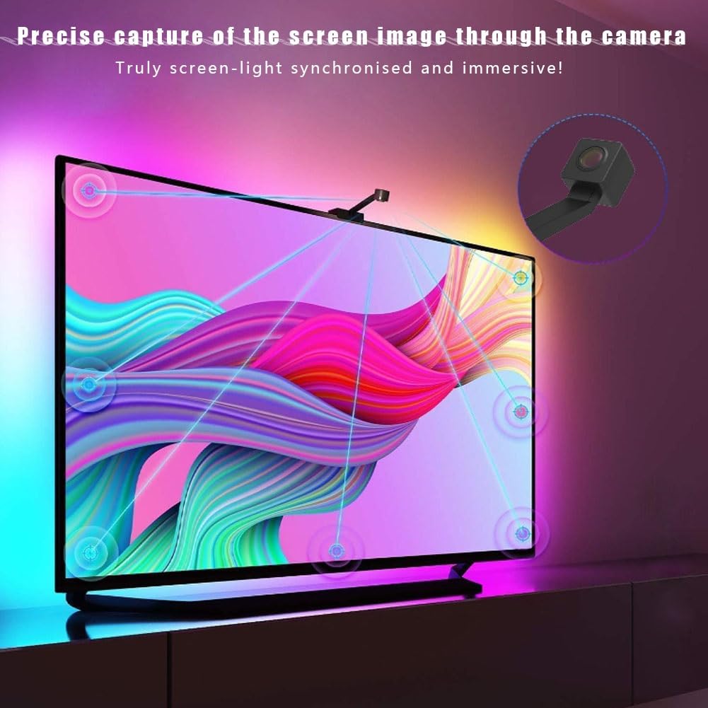 Amazon.co.jp: テレビ用LEDストリップライト、55〜75インチ