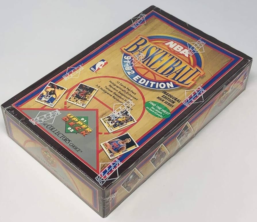 Amazon.com: 1991-92 Upper Deck NBA Basketball Card Wax Pack Box