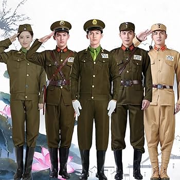 Amazon.co.jp: 軍官セットメンズ レディース 軍服 制服 コスプレ