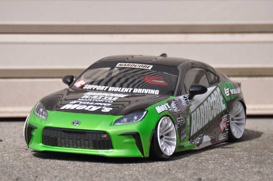 Amazon.co.jp: HARDCORE公式 RCステッカーシート グリーン 10 1