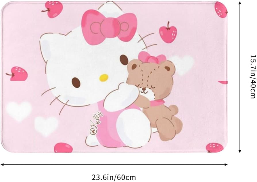 Amazon | ハローキティ お風呂マット バスマット 足ふきマット