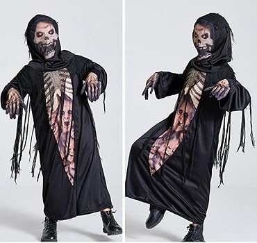 Amazon.co.jp: [ロングペン] ハロウィン 悪魔 ガウン着 コスプレ仮装