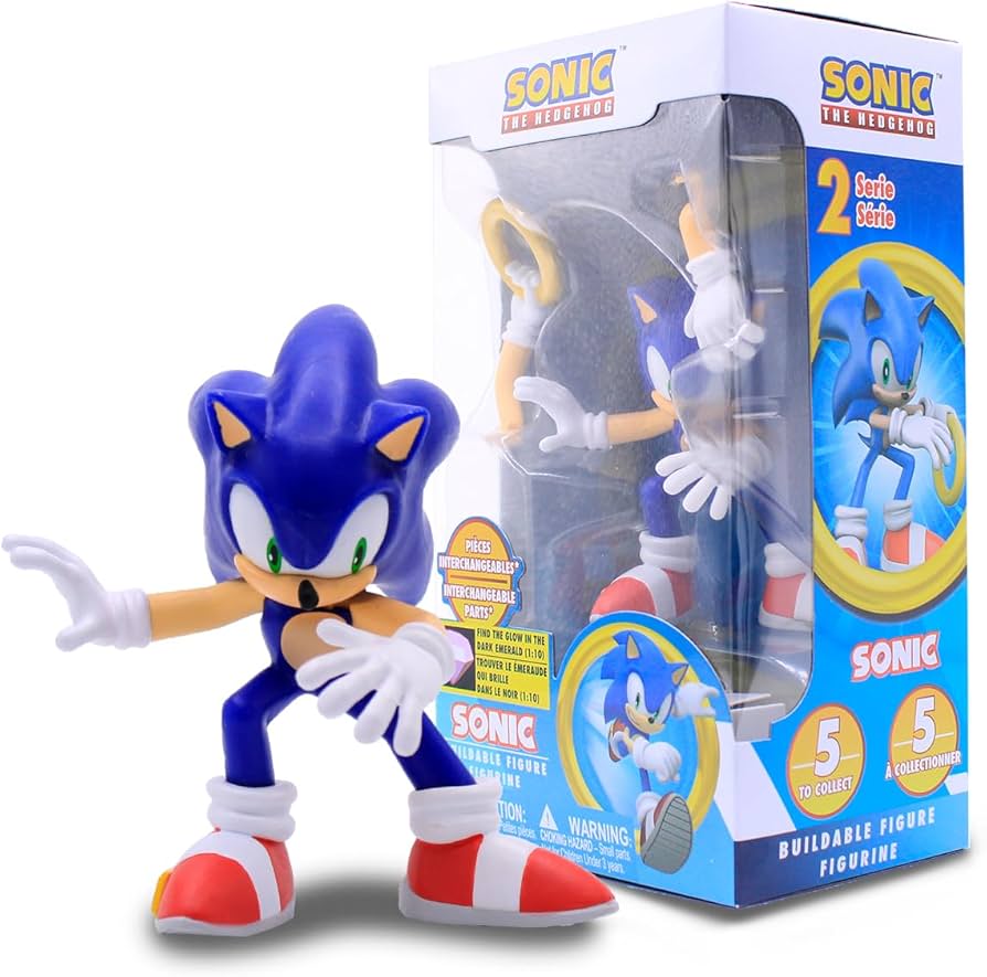 Amazon.com: Just Toys LLC Sonic The Hedgehog Action Figures (Sonic
